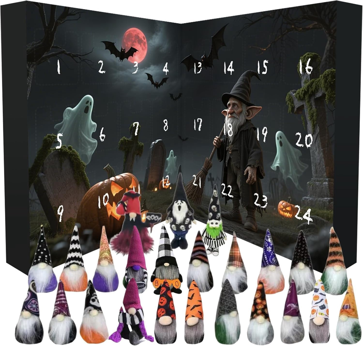 Halloween Advent Calendar 2025, Countdown Calendar 2025, 24 Days ...