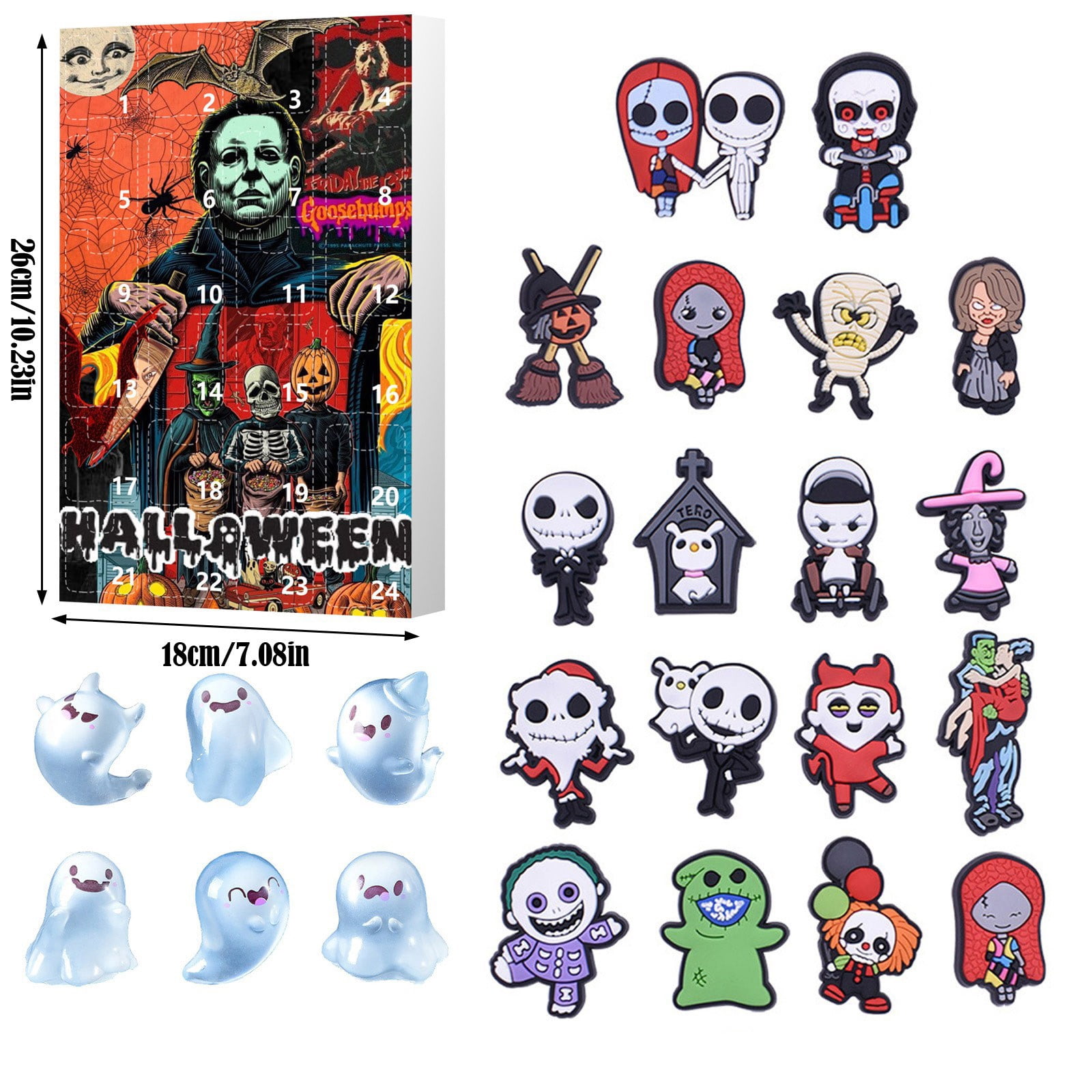 Halloween Advent Calendar 2025 - Halloween Countdown Calendar 24 Day ...