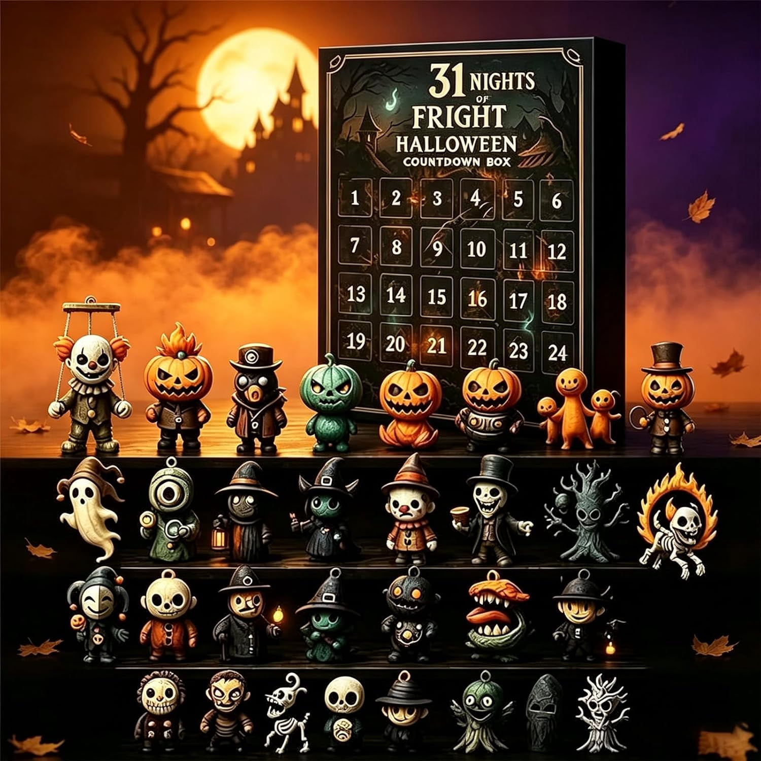 Mini Mllk Halloween Advent Calendar 2026, 31-Day Mystery Countdown with Spooky ...