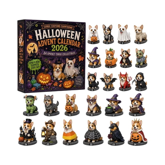 Halloween Advent Calendar 2026 with 24 Corgi Collectible Figures