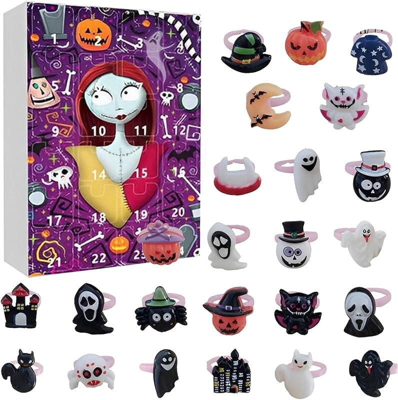 Halloween Advent Calendar Contains 24 Gifts, 2024 Halloween Horror