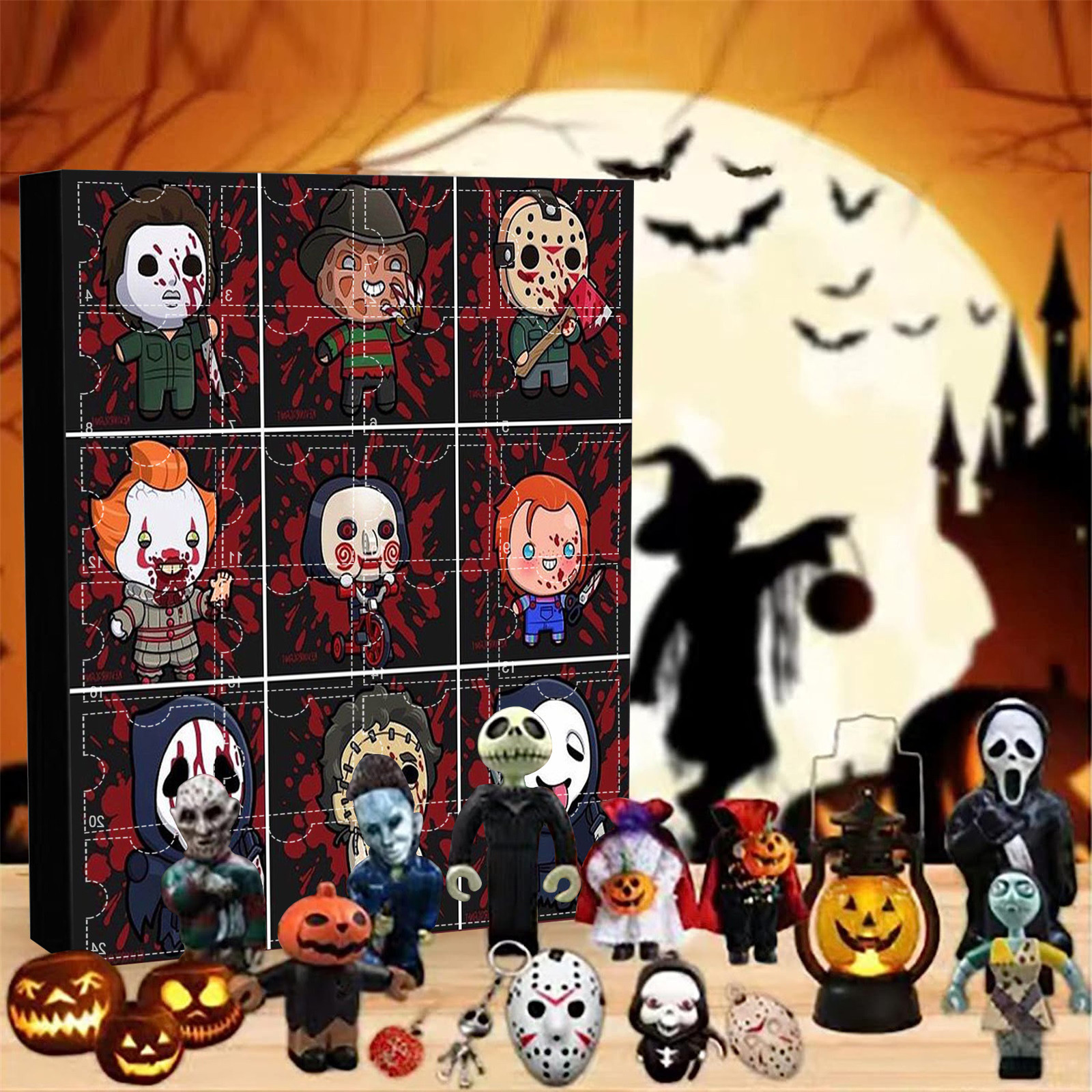 Halloween Advent Calendar Contains 24 Gifts Dolls, 2025 Halloween ...