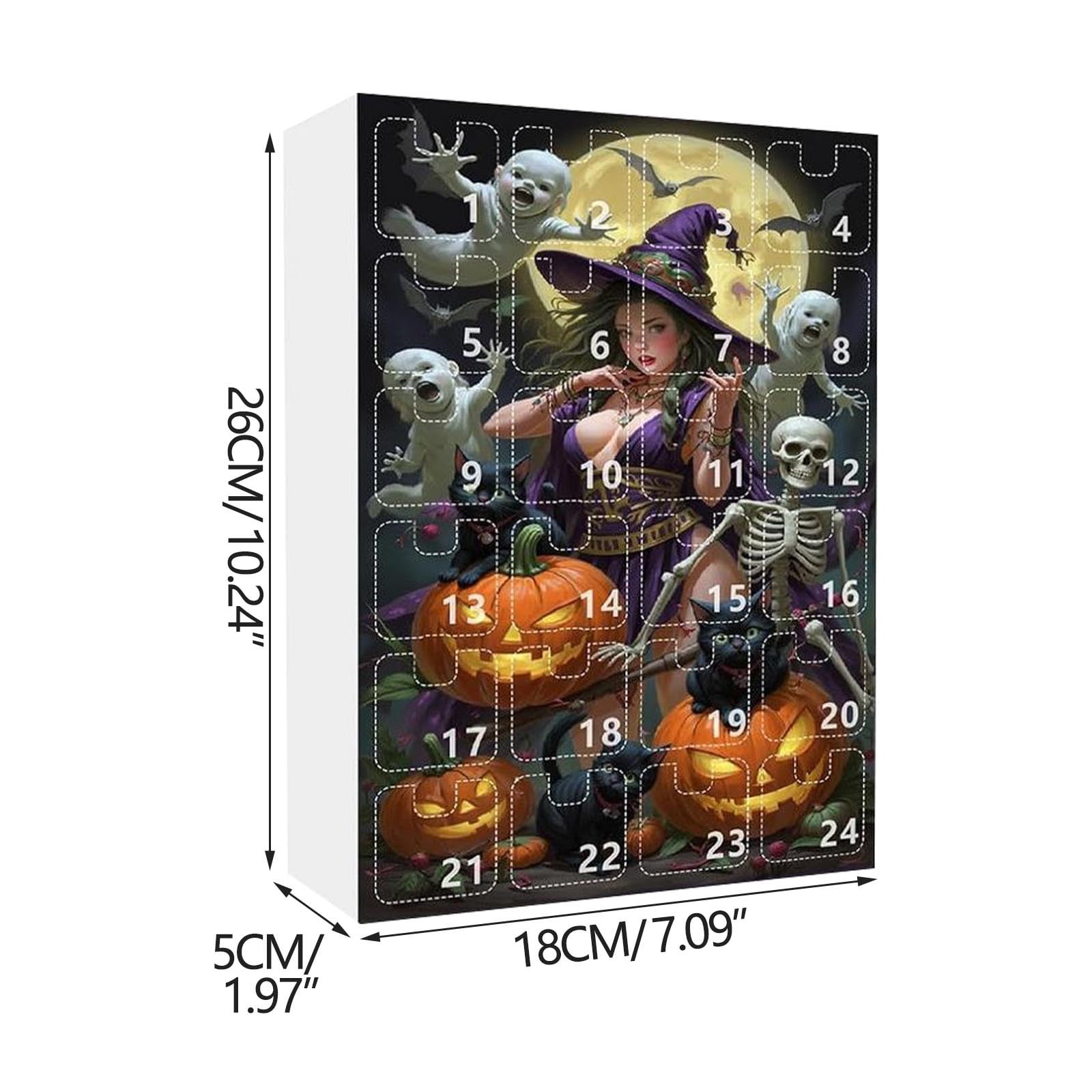 Halloween Advent Calendar Halloween Countdown Gifts for Kids, 24 Day ...