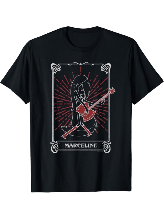 Halloween Adventure Time Marceline Tarot Card Celebration T-Shirt, Size S-5XL