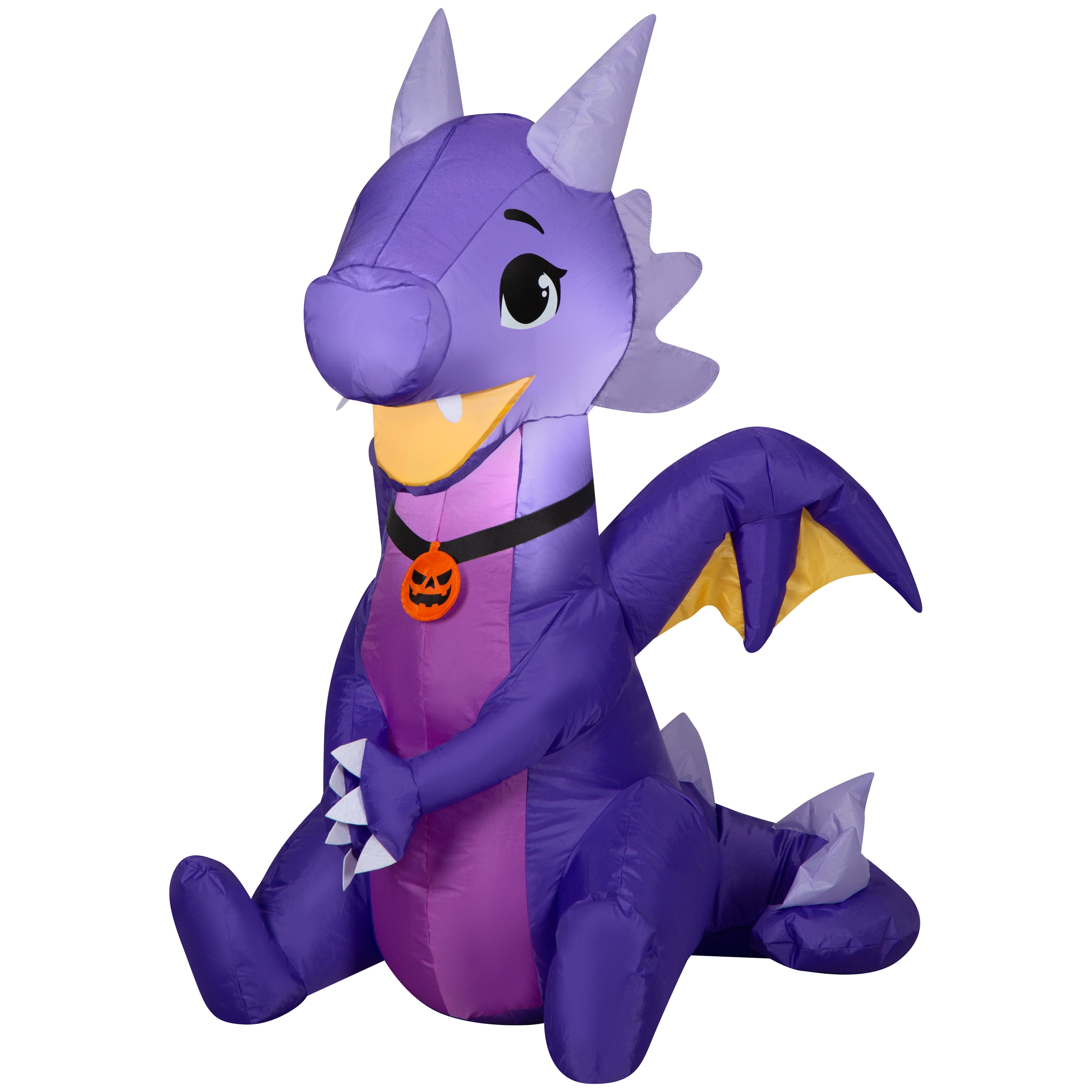 Halloween Airblown Inflatable, Liz The Purple Dragon, 3.5', by Way To