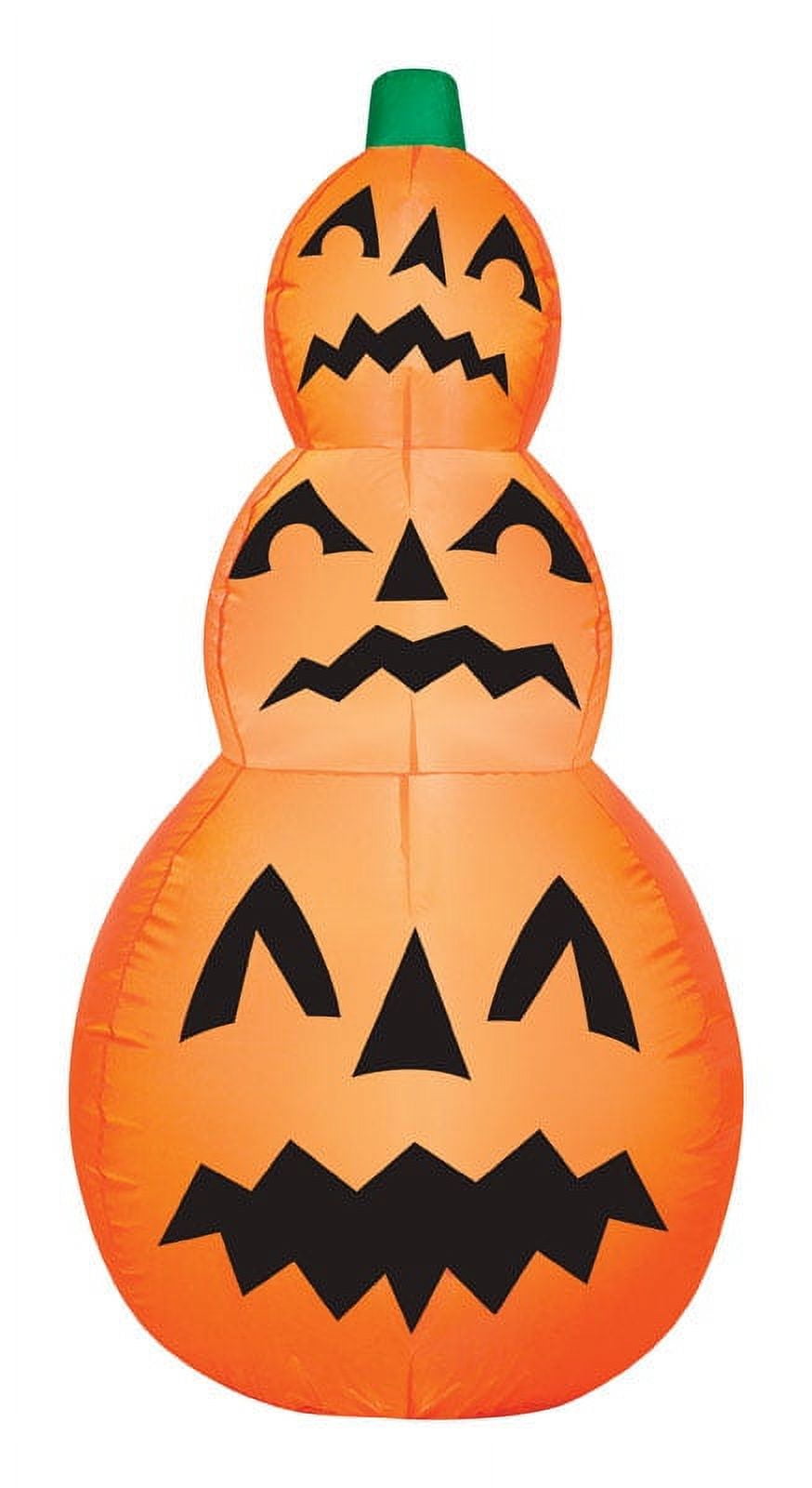 Halloween Airblown Yard Inflatables Pumpkin Stack - Walmart.com