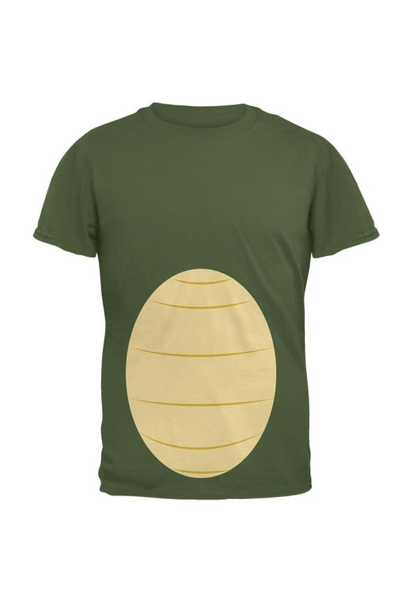 Halloween Alligator Costume Mens T Shirt Military Green SM