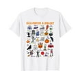 thumbnail image 1 of Halloween Alphabet ABCs Learning Kindergarten Teacher T-Shirt, 1 of 5