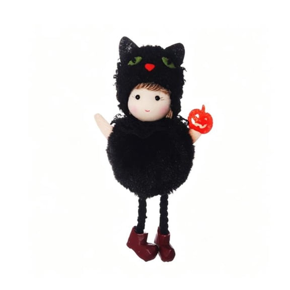 Halloween Angel Devil Doll Ornaments - Cute Soft Hanging Decorations For Tree And Party