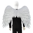 thumbnail image 1 of Halloween Angel Wings Costume Realistic Non-Woven Fabric Wings for Cosplay, Halloween, Theme Parties, 1 of 5