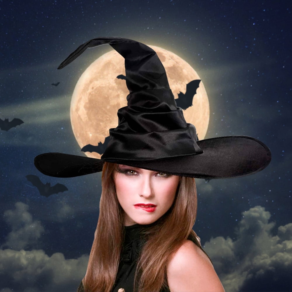 Halloween Angled Witch Hats Fashionable Witch Hat Women Headwear for