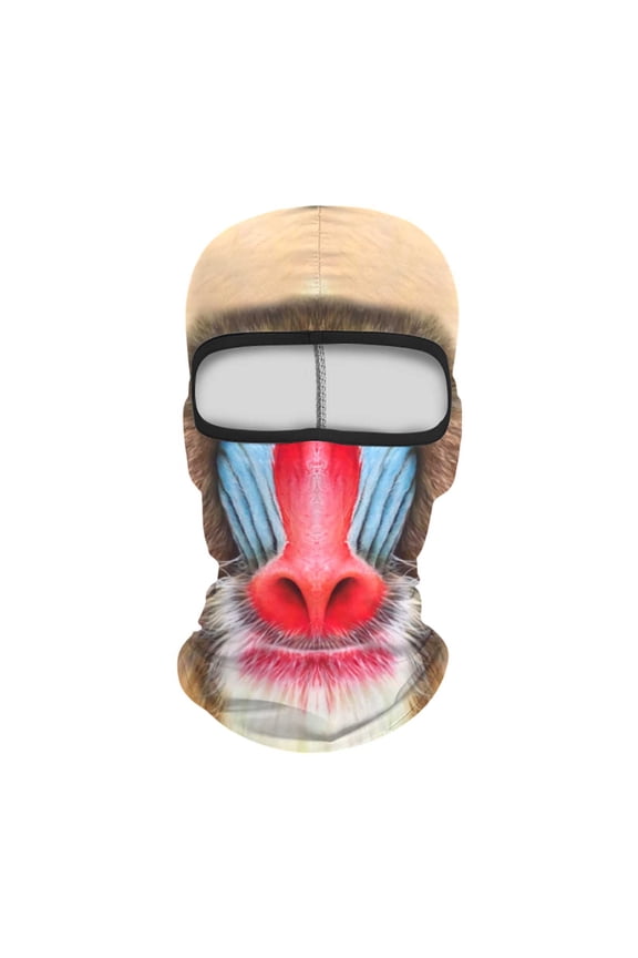 Face Cat Dog Halloween Hood Full Face for Skiing Hiking Riding Outdoor Sports