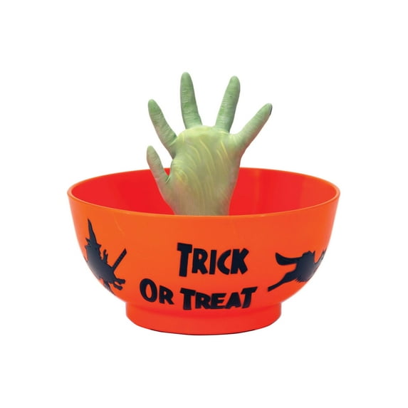 Animated Witch Hand Candy Bowl