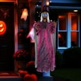 thumbnail image 1 of Halloween Animatronics Witch Clearance，Sound Activated Talking Witch with Light, Mouth Can Open Life Size Witch, Halloween Outdoor Decorations, 1 of 7