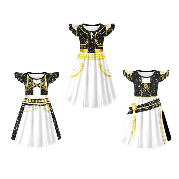 Halloween Anime Cosplay Costume, Halloween Cosplay Costume Set Popular Singer Role Play Outfit, Include One Piece Dress