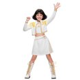 thumbnail image 1 of Halloween Anime Cosplay Costume, Popular Singer Anime Cosplay Halloween Costume, Jacket Top and Shorts 3-Piece Set, 1 of 5