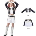thumbnail image 1 of Halloween Anime Cosplay Costume, Popular Singer Idol Cosplay Costume Set, Top and Shorts 2-Piece Set, 1 of 3