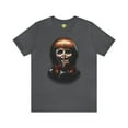 thumbnail image 1 of Halloween Annabelle Face Short Sleeve T-Shirt - Creepy Doll Horror Movie, 1 of 3