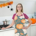 thumbnail image 1 of Halloween Apron Polyester Material Dirt-Resistant Design With Adjustable Tie And Pocket For Kitchen Cooking Baking Protection Measuring 29.53x25.59 Inches, 1 of 6