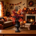 thumbnail image 1 of Halloween Artificial Botanicals Skull Hand Pumpkin Maple Leaf Centerpiece for Fall Party Counter Decor Vase Arrangement, 1 of 8