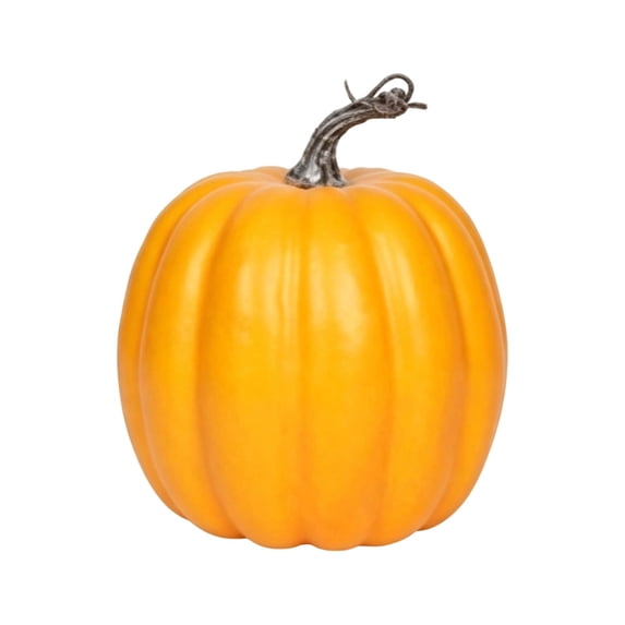 Halloween Artificial Pumpkin Decorations Set, Faux Pumpkins Farmhouse Rustic Fall Thanksgiving Table Centerpiece Kitchen Home Decor 13.2*16.7cm
