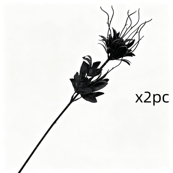 Halloween Artificial Thistle Stem Gothic Twig Branch for Vase Arrangements