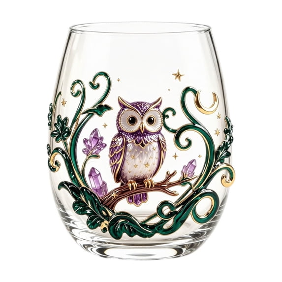 Halloween Artisan Glassware Collection, Spooky Clear Cups for Cocktails Juice Iced Coffee, Party Gift Home Decor