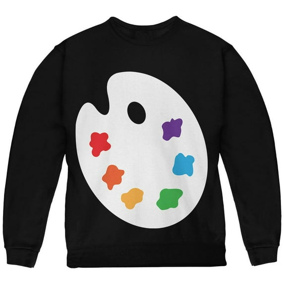 Halloween Artist Palette Costume Youth Sweatshirt YSM