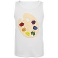 thumbnail image 1 of Halloween Artist's Paint Palette Costume Mens Tank Top White X-LG, 1 of 1