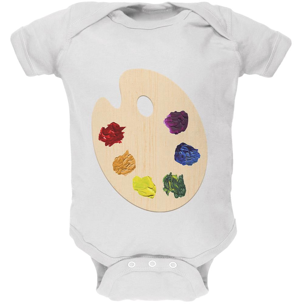 Halloween Artist's Paint Palette Costume Soft Baby One Piece