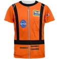 thumbnail image 1 of Halloween Astronaunt Costume Orange Escape Suit All Over Mens Costume T Shirt, 1 of 7