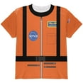 thumbnail image 1 of Halloween Astronaunt Costume Orange Escape Suit All Over Youth T Shirt Multi YMD, 1 of 2