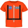 thumbnail image 1 of Halloween Astronaut Costume Orange Escape Suit Toddler T Shirt Orange Toddler Size 5/6, 1 of 1