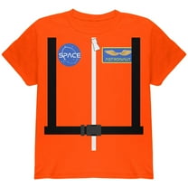 Halloween Astronaut Costume Orange Escape Suit Youth T Shirt Multi YLG