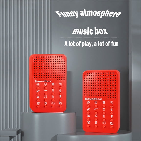 Halloween Atmosphere Prank Sound Producer with 16 Unique Sounds for Novelty and Laughter