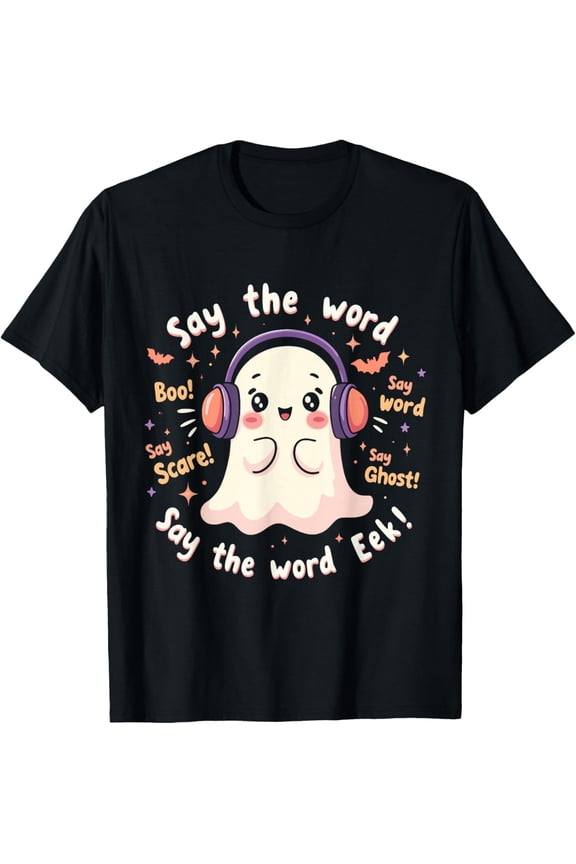 Halloween Audiologist Cute Ghost Spooky Audiology T-Shirt
