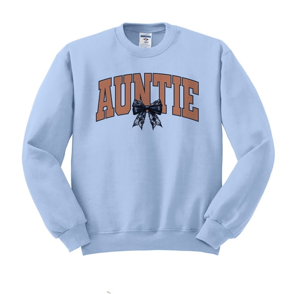 Halloween Auntie Sweatshirt Unisex 2X-Large Light Blue