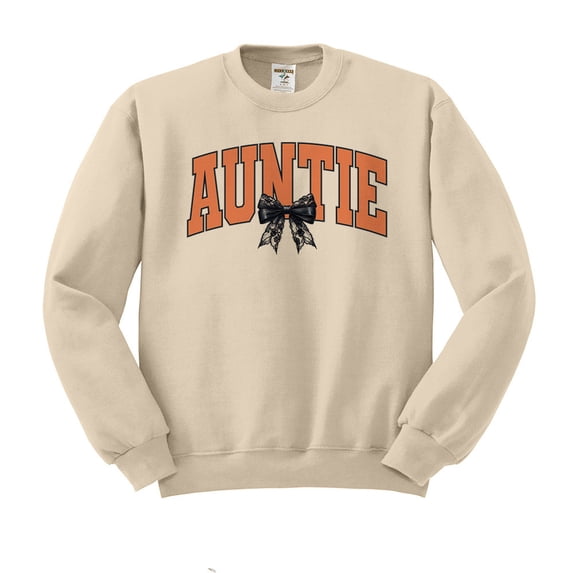 Halloween Auntie Sweatshirt Unisex Small Sand