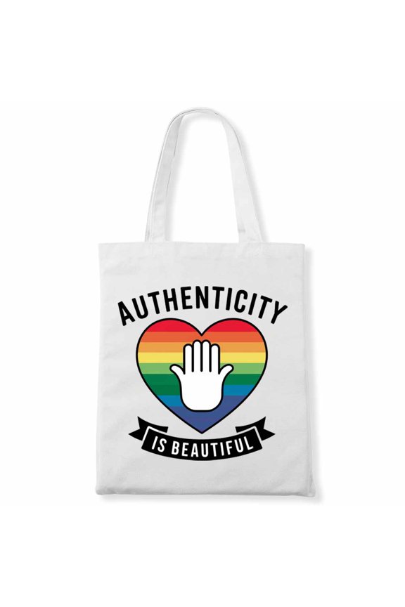 Halloween Authenticity Is Beautiful A Bootiful Day To Save Lives Canvas Bag 2Pcs