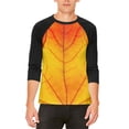 thumbnail image 1 of Halloween Autumn Fall Leaf Costume Mens Raglan T Shirt, 1 of 2