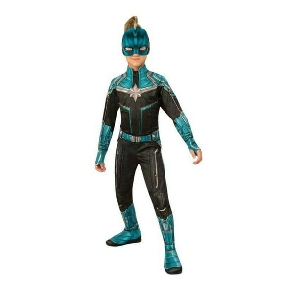 Halloween Avengers Captain Marvel Kree Suit Child Costume