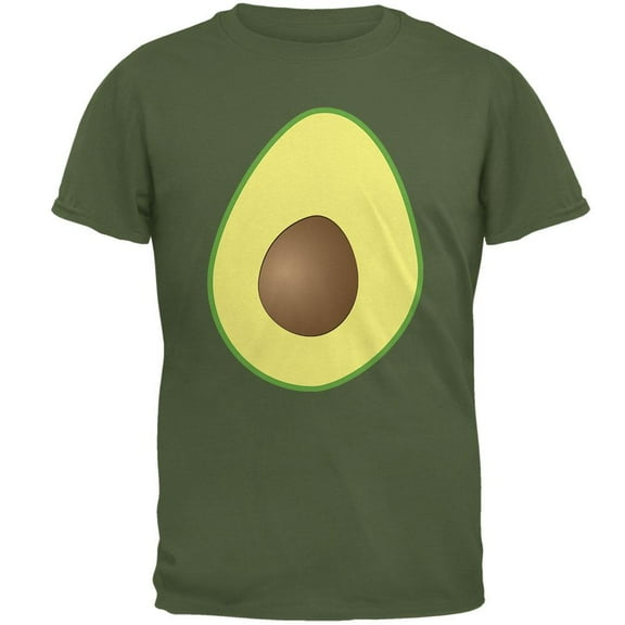 Halloween Avocado Costume Mens T Shirt Military Green X-LG