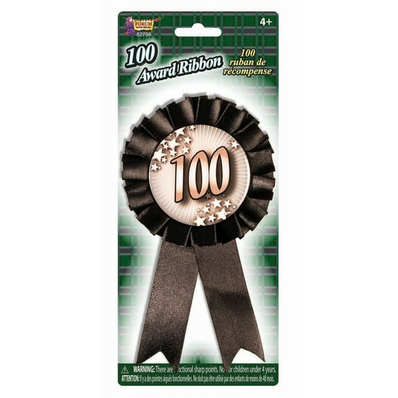 Halloween Award Ribbon "100"