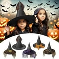 thumbnail image 1 of Baby Hats Decorative Props Roleplay Headdress Bow Caps Wizard Hat Toddler Hat Dark Purple One Size, 1 of 4