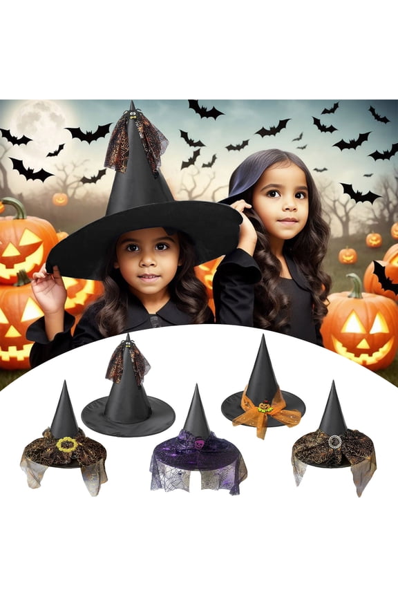 Baby Hats Decorative Props Roleplay Headdress Bow Caps Wizard Hat Toddler Hat Dark Purple One Size