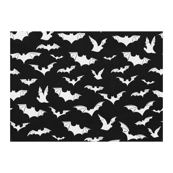 Halloween Backdrop 8x6ft - Gothic Horror Artwork with Skeleton Spider Web and Pumpkin