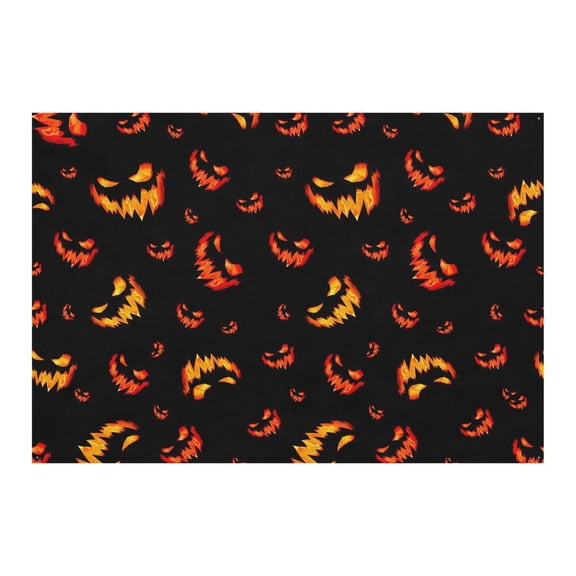 Halloween Backdrop for Content Creation 7x5ft - Vintage Spooky Night with Black Cat and Pumpkin