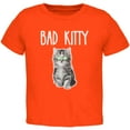 thumbnail image 1 of Halloween Bad Kitty Cat Ghost Toddler T Shirt Orange 2T, 1 of 1