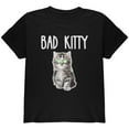 thumbnail image 1 of Halloween Bad Kitty Cat Ghost Youth T Shirt Black YSM, 1 of 1
