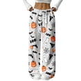 thumbnail image 1 of Halloween Baggy Sweatpants for Women Wide Leg Joggers Funny Ghost Print Fall 2026 Casual Flannel Lounge Pants Pajama Holiday Costumes with Pockets,XL,Rose Gold, 1 of 5